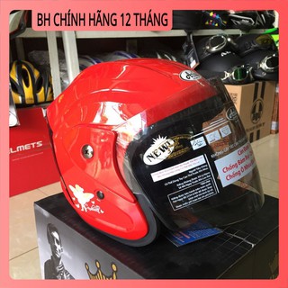 Mũ bảo hiểm 3/4 trẻ em Asia 122 cao cấp có kính