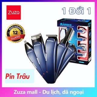 Tông đơ hớt tóc Marske 5 trong 1, hớt tóc, cạo râu, tỉa lông mũi, kẻ vạch