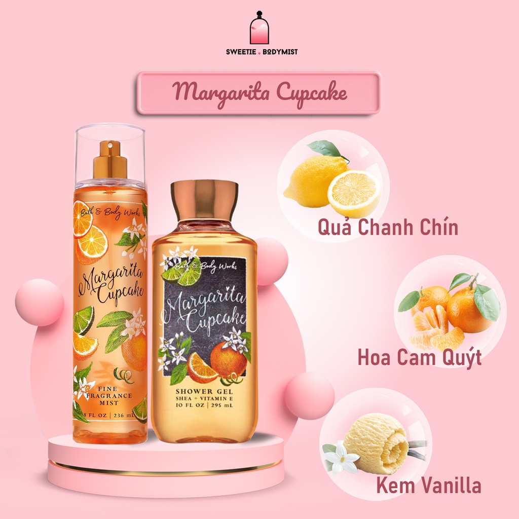 [Bodymist] Xịt Thơm Toàn Thân - Maragita Cupcake