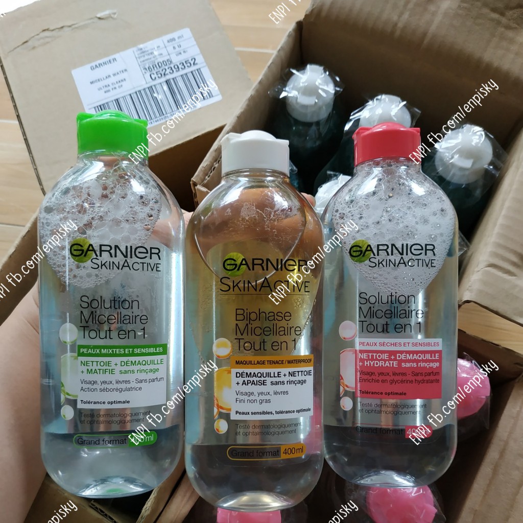 [BIG SALE] Tẩy trang Garnier Pháp 400ml