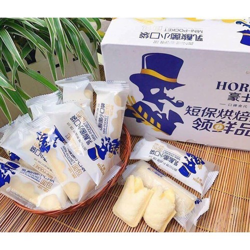 [Mã GROSALE2703 giảm 8% đơn 250K] BÁNH SỮA CHUA ÔNG GIÀ HORSH 1KG - ăn vặt