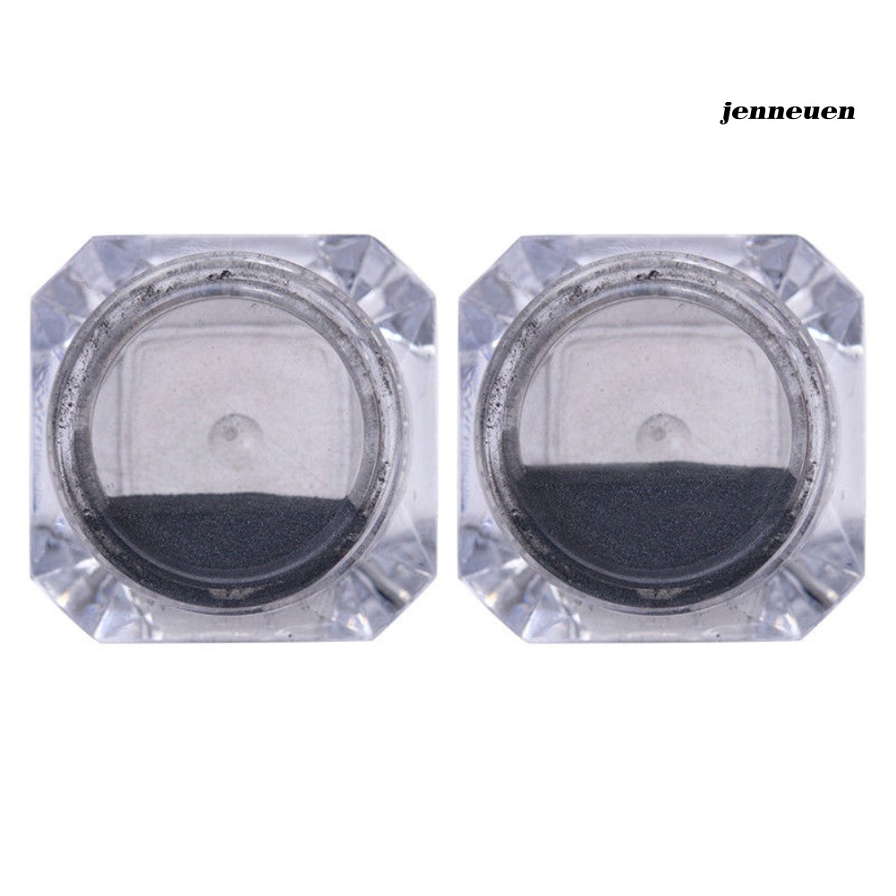 [Hàng mới về] Bột Kim Tuyến Hiệu Ứng Tráng Gương Màu Đen Trang Trí Móng Tay Cho Nữ