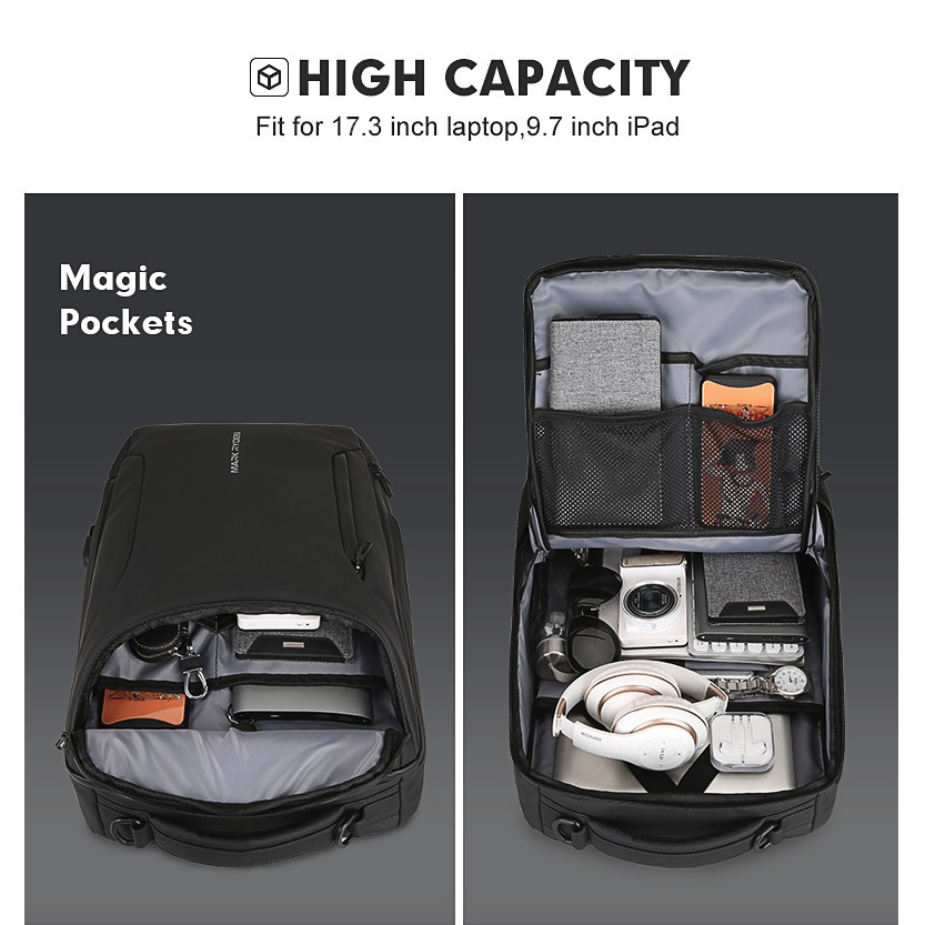 Balo cao cấp Mark Ryden MR9031 2019 Anti-thief 15.6inch Balo Mark Ryden thế hệ mới 2