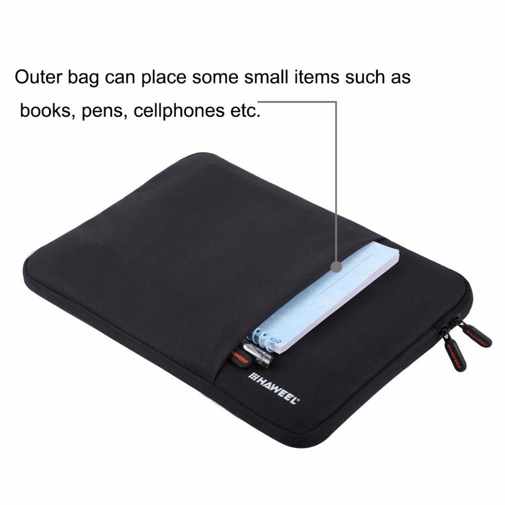 Túi đựng máy tính xách tay/máy tính bảng iPad 9.7-15inch hai dây khóa kéo chuyên nghiệp chống nước màu sắc tùy chọn
