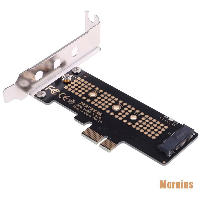 Card Chuyển Đổi Mornin Nvme Pcie M.2 Ngff Ssd Sang Pcie X1 To M.2 Kèm Phụ Kiện