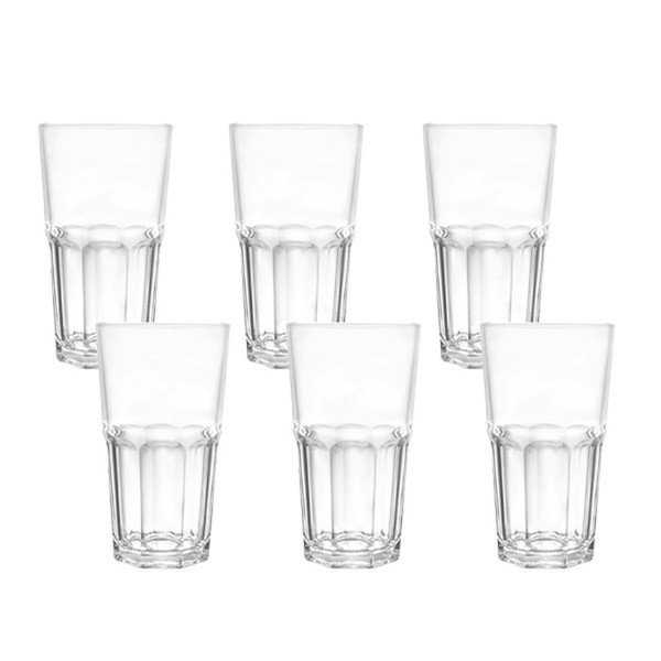 Bộ 6 Ly cà phê/đá xay/trà sữa khía đáy to 300ml/420ml rất đẹp