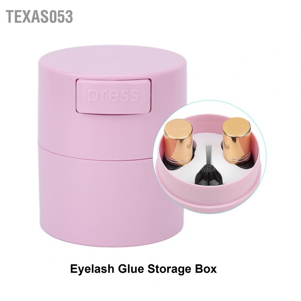 Texas053 Hộp lưu trữ keo dán mi