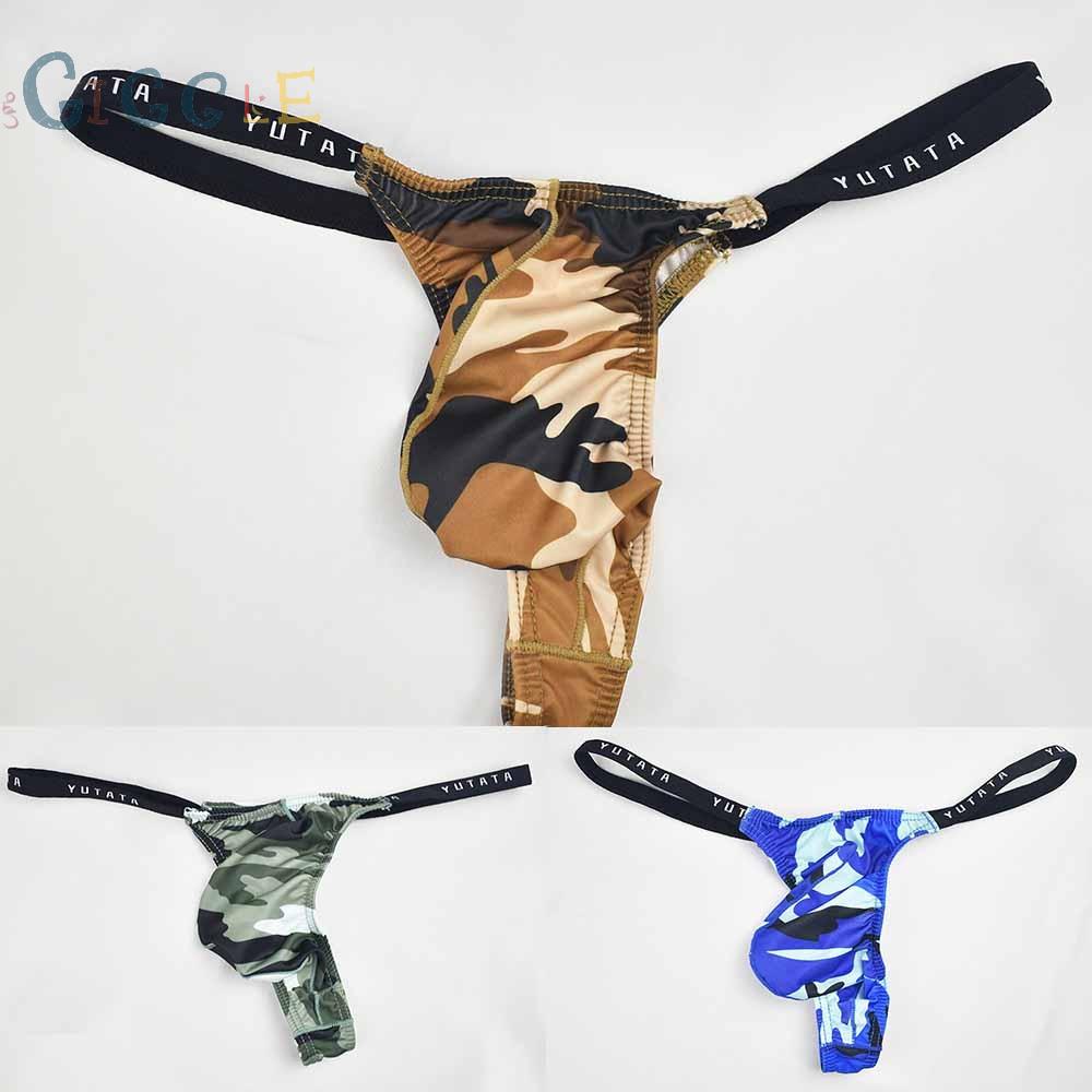 Mens Bugle Pouch Thong T-back G-string Jockstrap Bikini Underwear Underpants