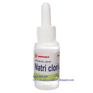 Muối nhỏ mắt mũi cho bé