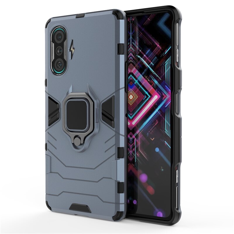 Ốp Lưng Giáp Cứng Có Nhẫn Chống Cho Điện Thoại Xiaomi Redmi K40