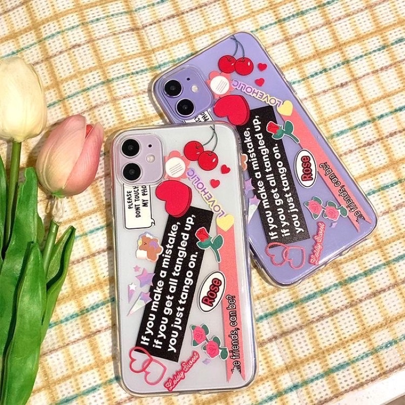 Ốp lưng Iphone Full viền Gấu Nâu (kèm popsocket)