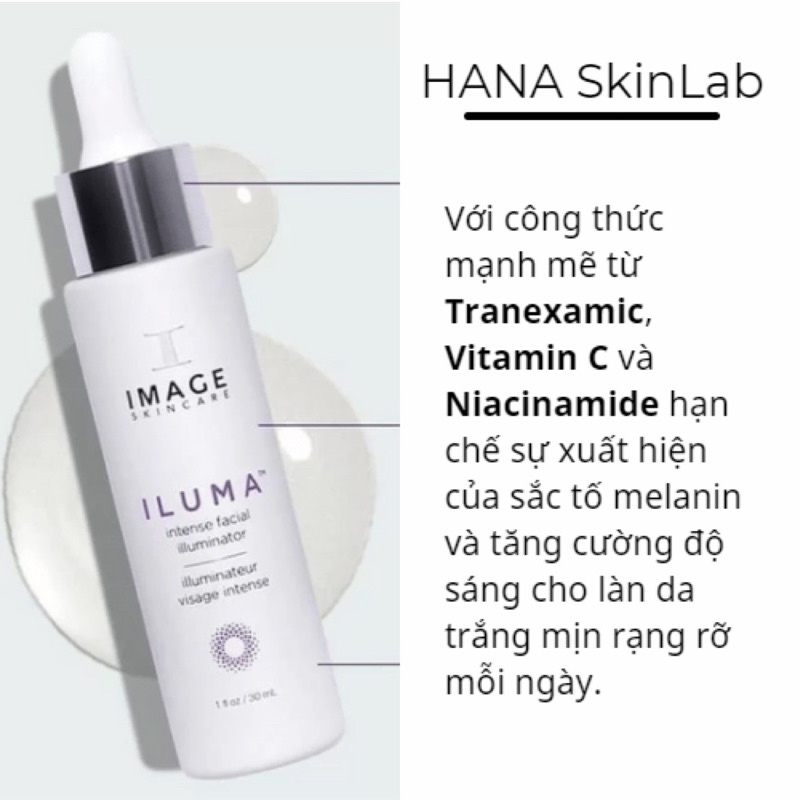< Hàng Công Ty > Tinh chất dưỡng trắng Image Skincare Iluma Intense Facial Illuminator