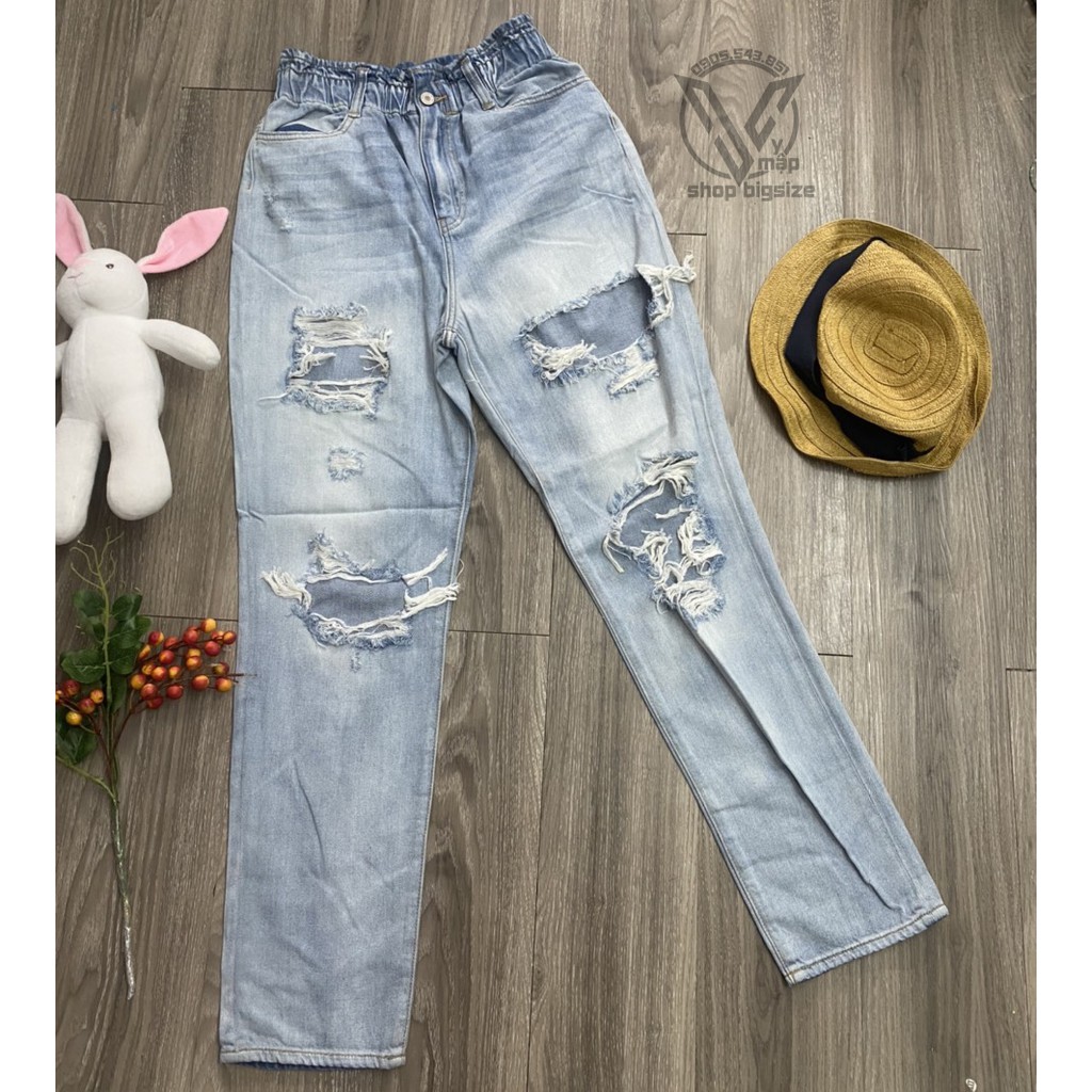 QUẦN JEAN ULZZANG 40-80kg BIGSIZE (MS:JUZ01)
