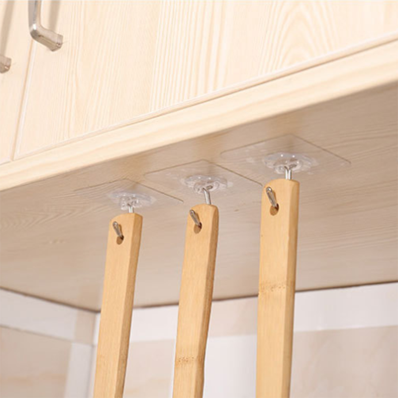 Hook viscose wall hanging coat hook free punching sticky hook seamless wall bathroom kitchen hook