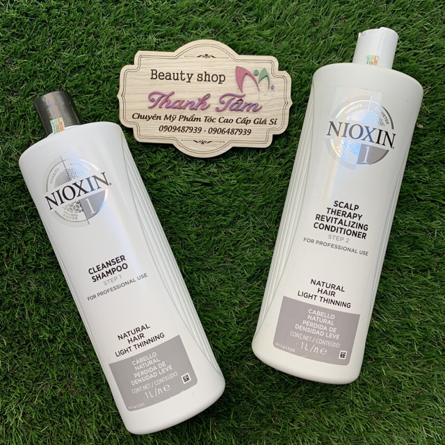 Dầu xả chống rụng, kích thích mọc tóc Nioxin System 1 Conditioner 1000ml ( New 2019)