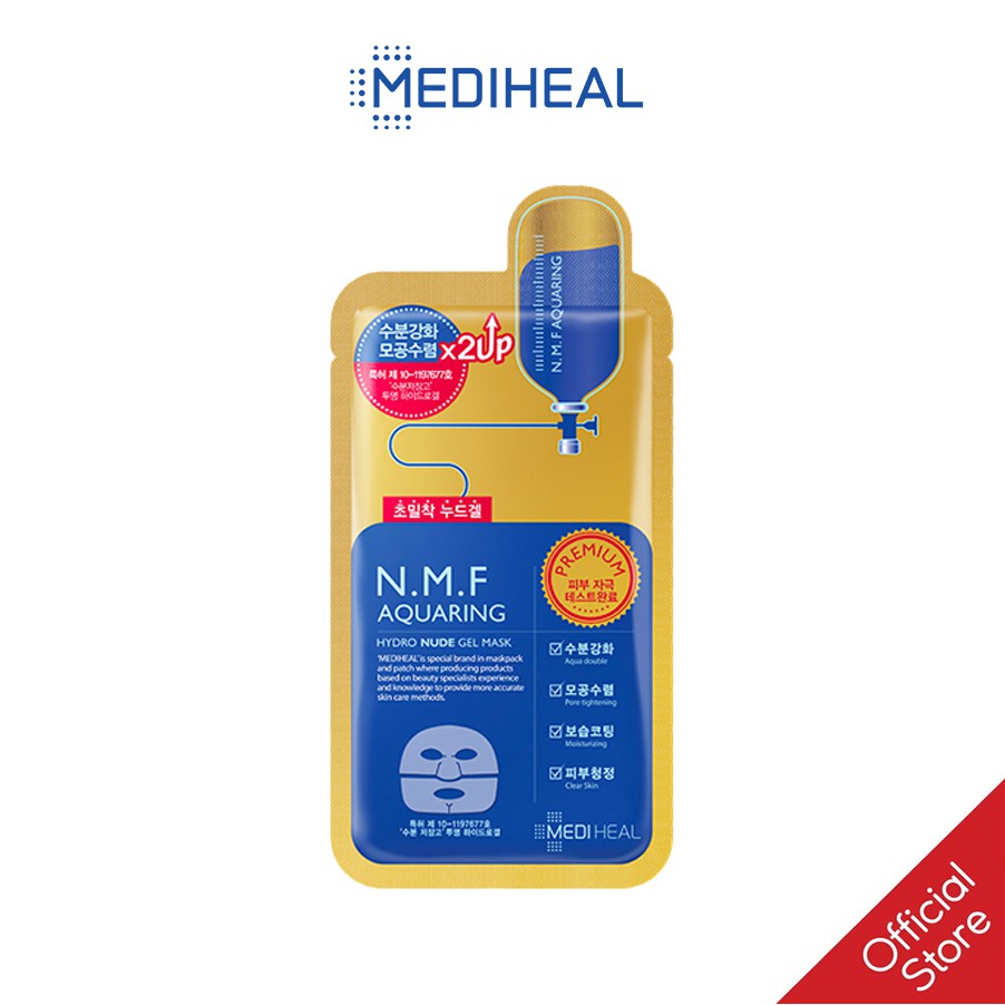 Mặt nạ cấp ẩm sâu Mediheal N.M.F Aquaring Hydro Nude Gel Mask 30g [K17] | BigBuy360 - bigbuy360.vn