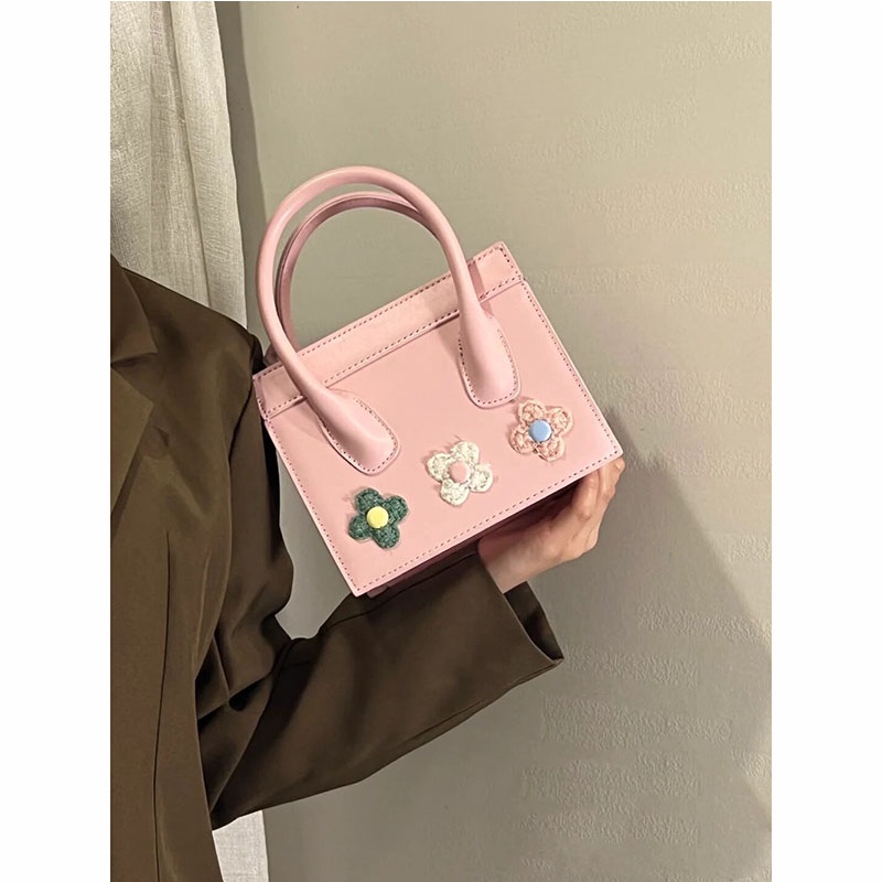 Túi Đeo Vai Nhỏ Gọn Họa Tiết Hoa Dễ Thương Thời Trang Cho Nữ 2022