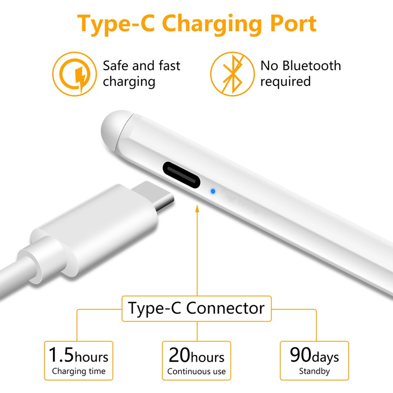 Bút Cảm Ứng Từ Tính Có Thể Sạc Lại Cho iPad iPad 10.2 iPad 7/8/9 Air 4 Pro 12.9 Pro 11