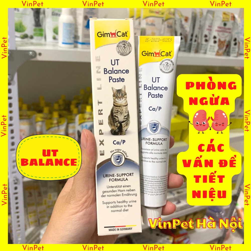 GEL URINARY PASTE GIMCAT NGĂN NGỪA, HỖ TRỢ TIẾT NIỆU CHO MÈO GIÁ RẺ