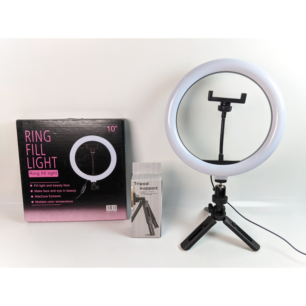 Đèn Livestream để bàn - Trợ sáng, để bàn 26cm