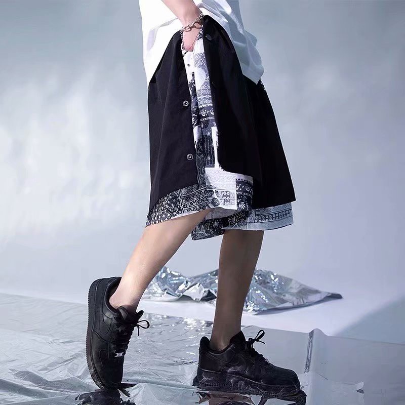 Quần ngắn ống rộng Phong Cách Hàn Quốc Dành Cho Nam