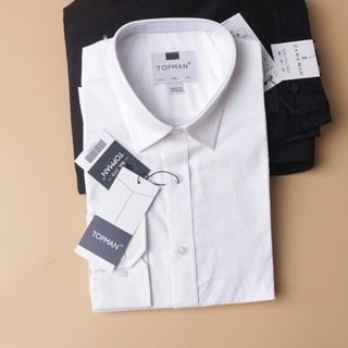 Sơ mi nam màu trắng hàng vnxk lẻ size Sale off