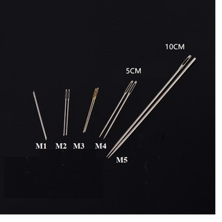 gói 10 cây kim kết cườm mắt nhỏ, kim thêu mắt lớn đủ size để chọn