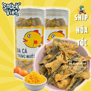 2 da cá trứng muối snackviet - hũ 250g đồ ăn vặt sài gòn cực ngon, cực rẻ 😱