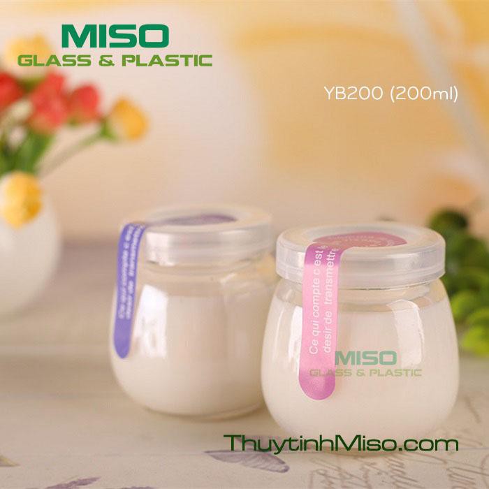 COMBO 10 HŨ LÀM YAOUR ĐỘC LẠ 200ML YB200 MISO