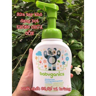 Nước rửa tay khô Babyganics 250ml