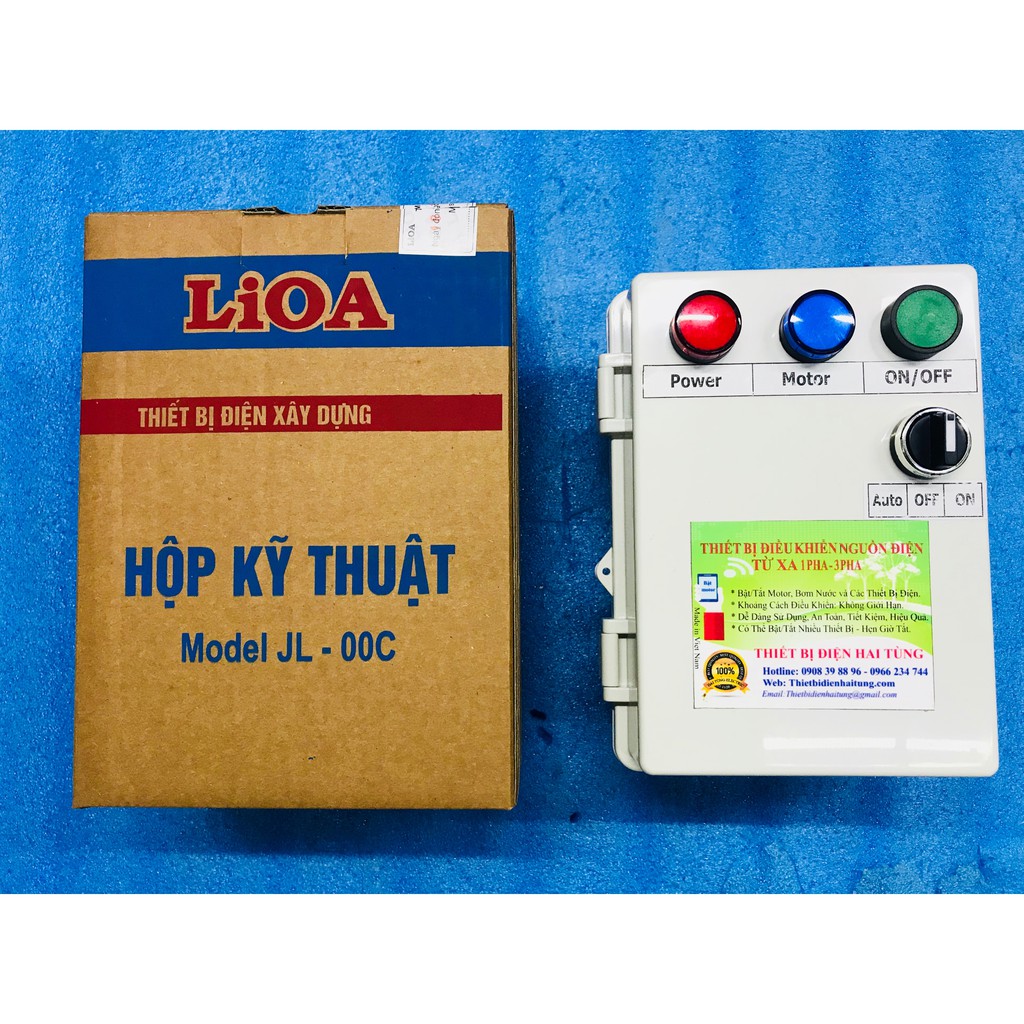 Hộp Nhựa Kĩ Thuật Lioa JL 00C,  Tủ Nhựa LIOA JL00C | Nhựa ABS chắc chắn, có ron kín nước, Tặng Phụ Kiện Ốc Vít