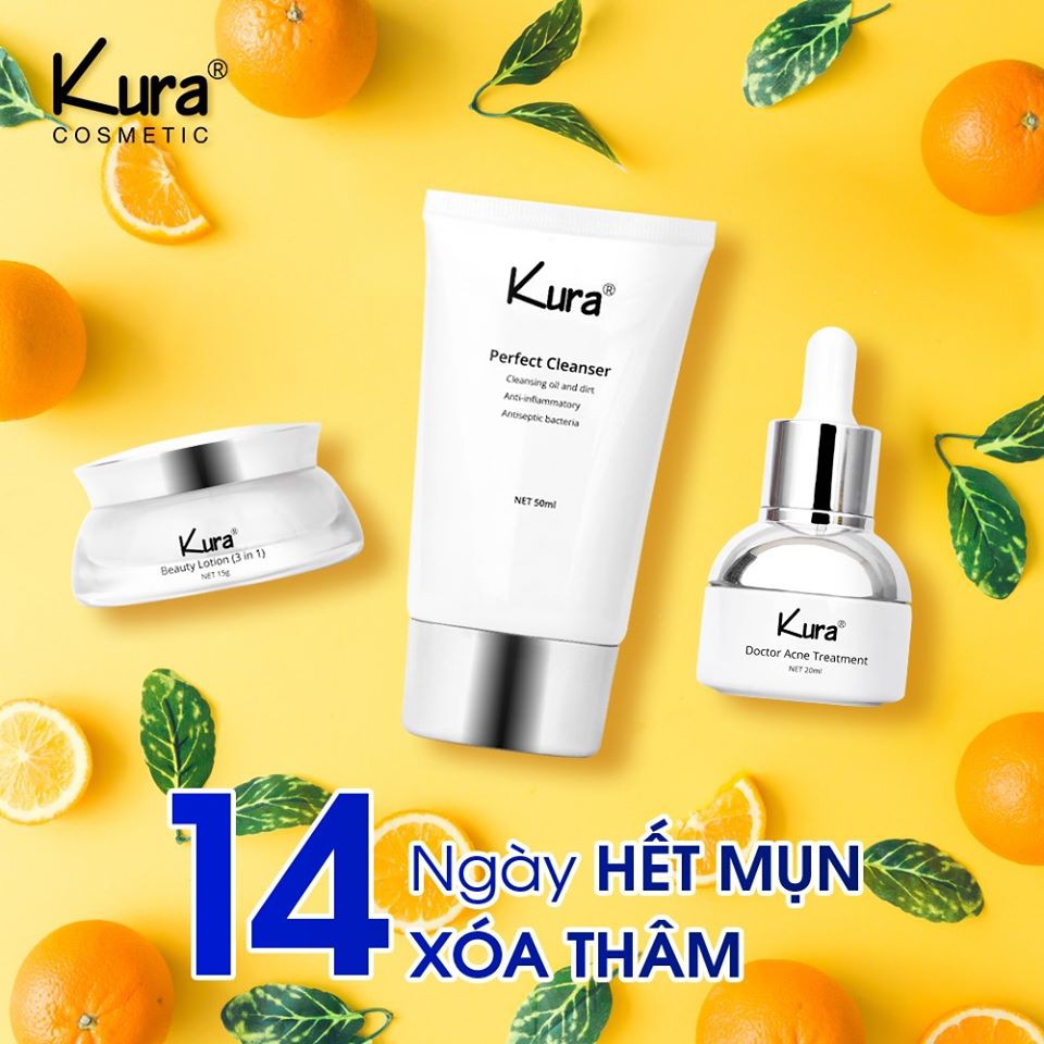 Bộ Sản Phẩm Chăm Sóc Da Kura Cosmetic