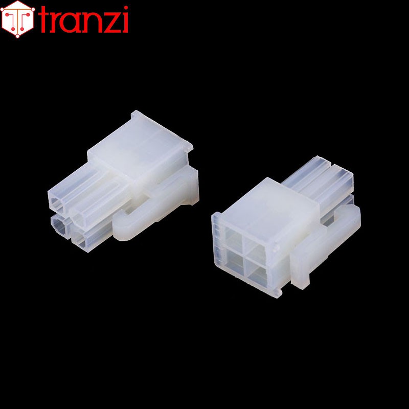 Vỏ header 4.2mm 5557 2x2P 19,8mm trắng - túi 10 cái