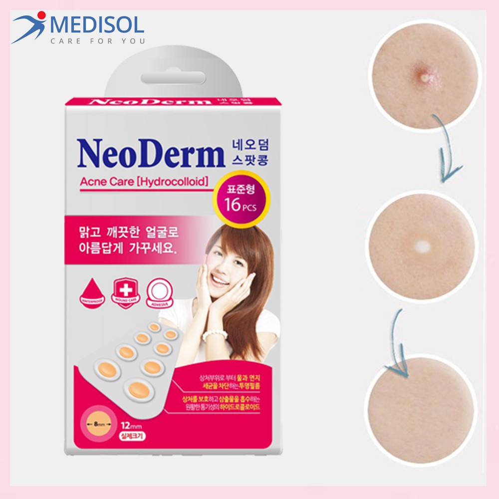 Miếng Dán Mụn Neoderm Ultra Thin 16 (hộp 1 size - 16 miếng)