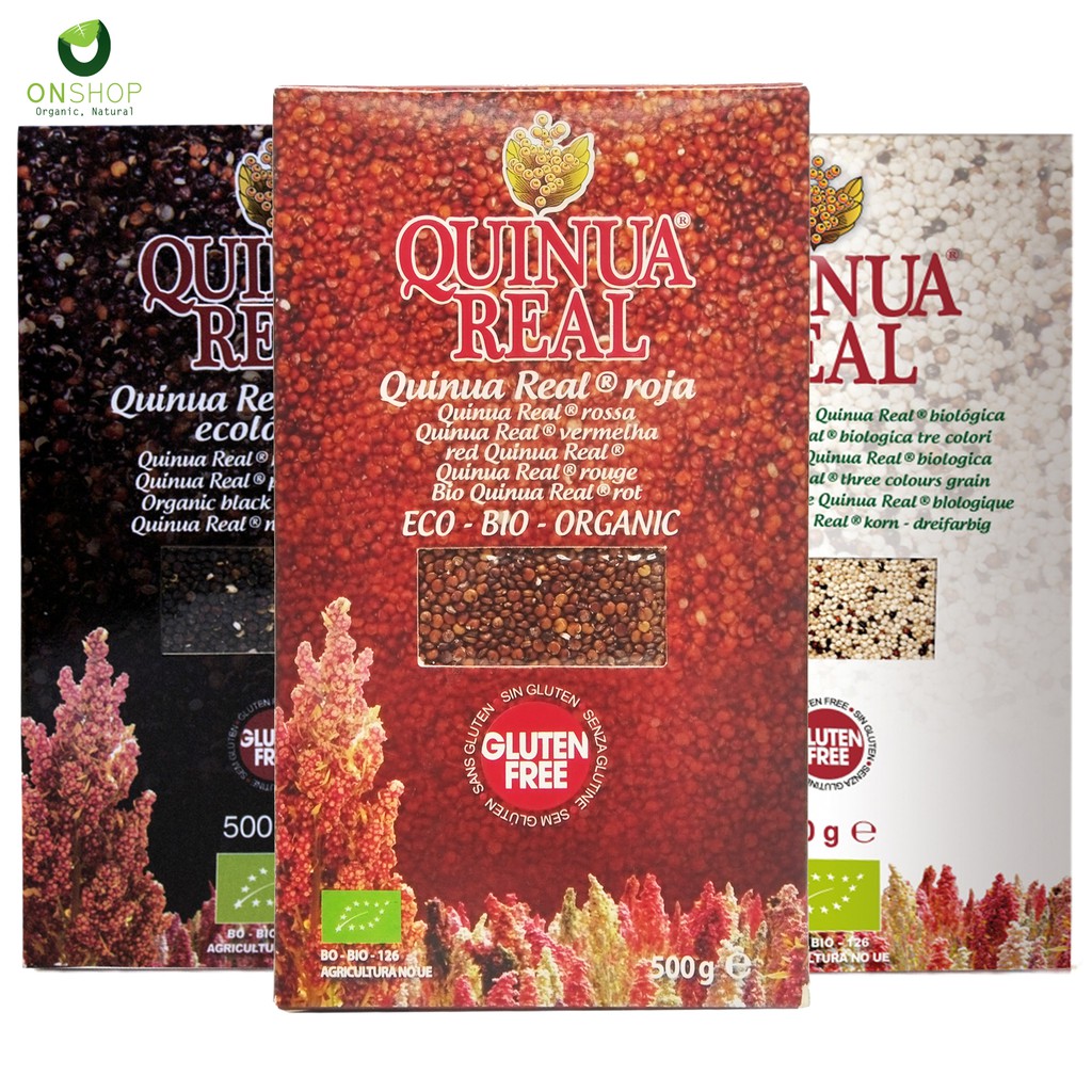 Hạt diêm mạch hữu cơ Quinoa Real 500g