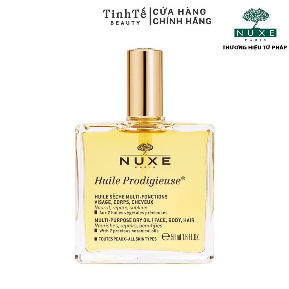 Dầu khô đa năng chăm sóc tóc, móng, cơ thể, da rạn Nuxe Dry oil Huile prodigieuse thumbnail