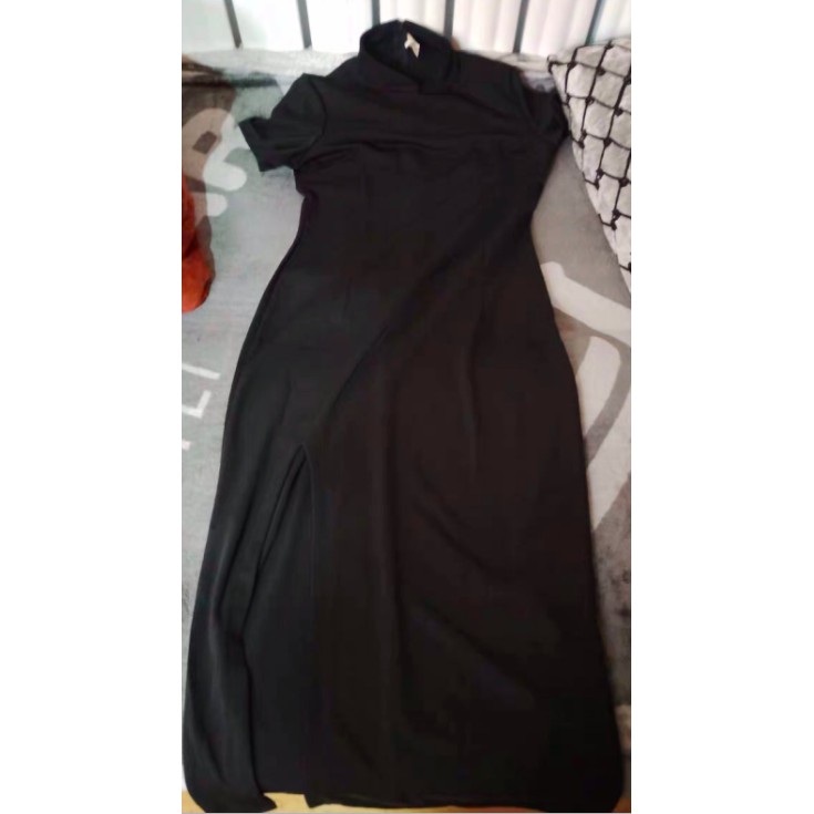 Sườn xám dài basic (ảnh thật) | BigBuy360 - bigbuy360.vn