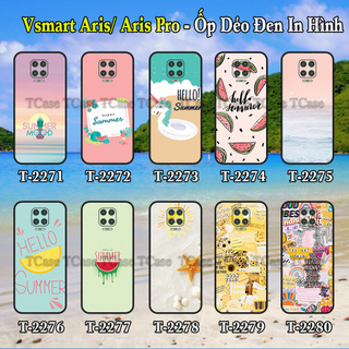 Ốp lưng Vsmart Aris/ Aris Pro dẻo đen in hình Hello Summer (mùa hè sôi động)