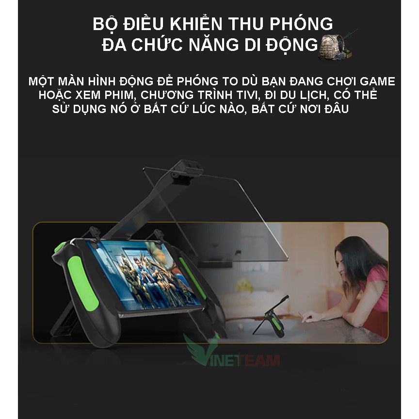 Bộ điều khiển thu phóng đa năng SC - B06 hỗ trợ xem phim, chơi game ,nút di chuyển cho game PUBG, ROS, Free Fire -dc3342