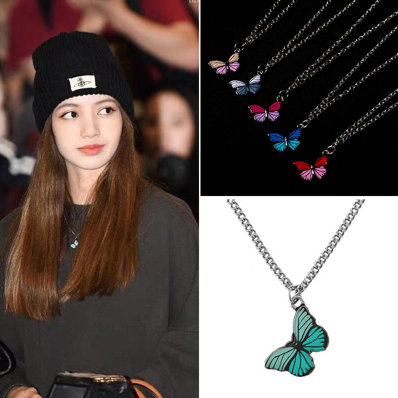 [Mã FASHIONCB232 hoàn tối đa 15K xu đơn 50K] Vòng cổ hình bướm bằng hợp kim xinh xắn nhiều màu cho nữ | BigBuy360 - bigbuy360.vn