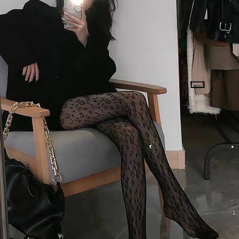 Quần Tất Vớ Ren Mỏng Mịn Họa Tiết Beo Sexy, Cá Tính - Vani Store [TAT00115]