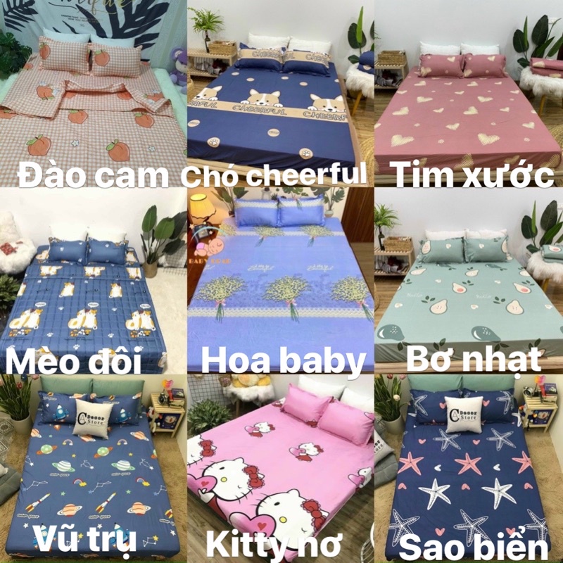 Vỏ Chăn Mỏng 2 lớp Cotton Poly - Nhận May theo size yêu cầu / Được chọn mẫu