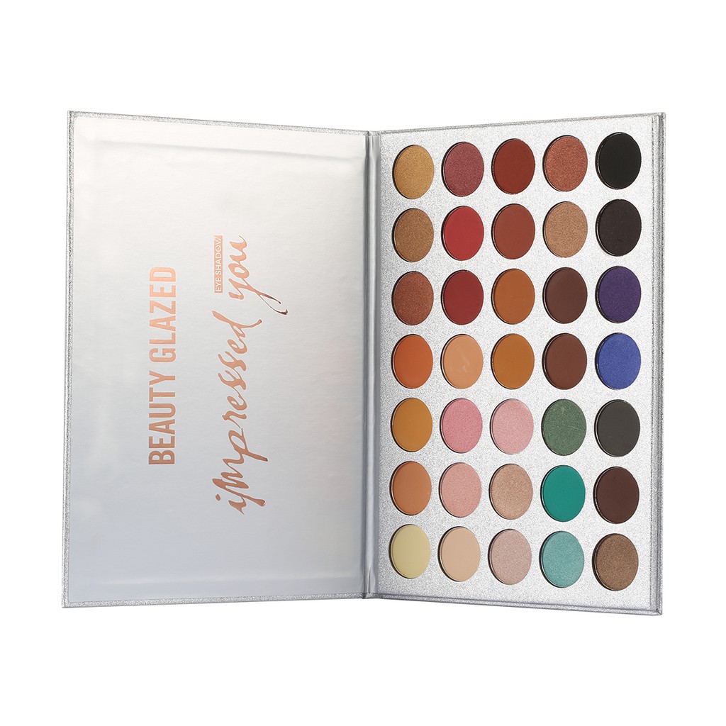 Bảng phấn mắt 35 màu lấp lánh và lì Beauty Glazed | BigBuy360 - bigbuy360.vn