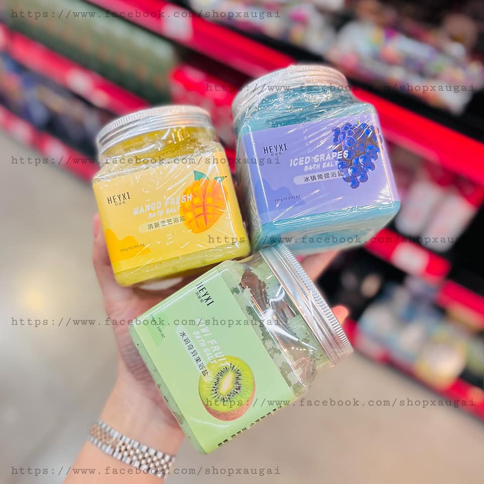 Tẩy da chết body HEYXI 4 mùi Tẩy tế bào chết làm sạch da, dưỡng ẩm body hộp 350g HTTBC2 | BigBuy360 - bigbuy360.vn