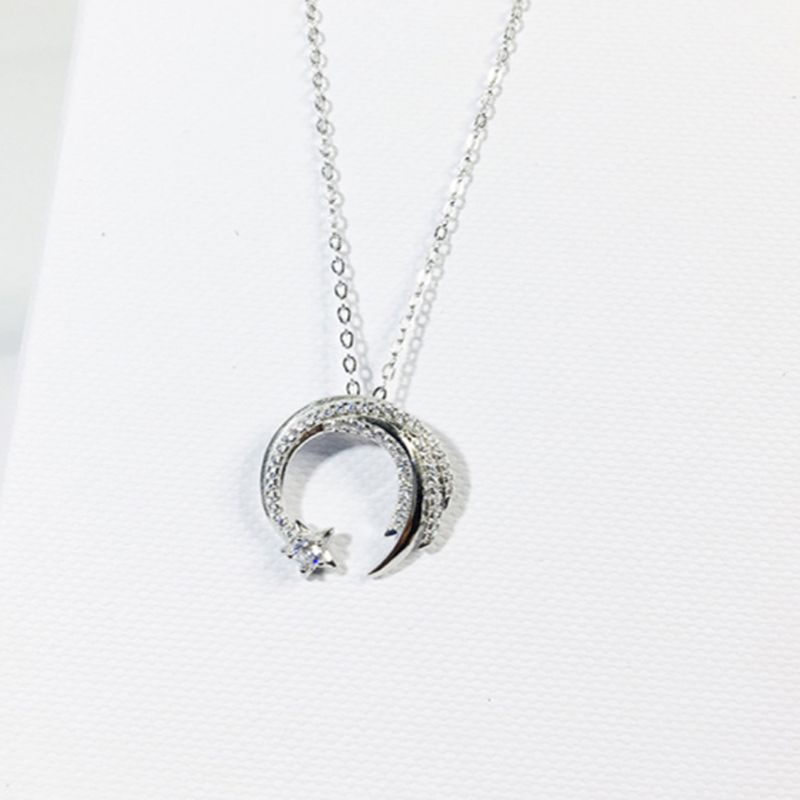 Vòng cổ Mặt Trăng Và Ngôi Sao Cho Nữ