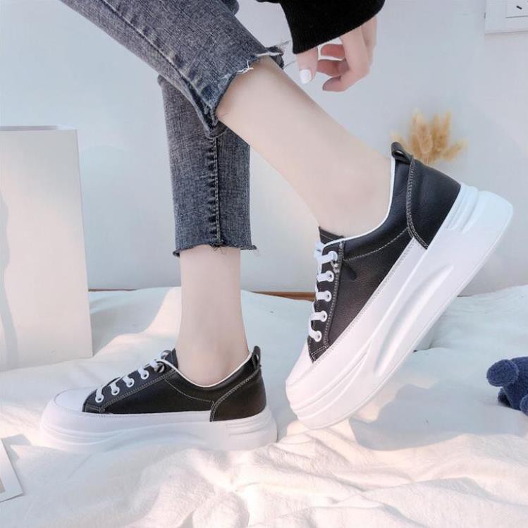 Siêu Hot Giày thể thao nữ độn đế thời trang kiểu dáng basic Q2