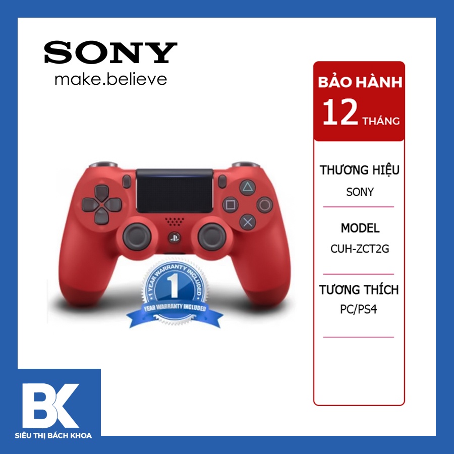 Tay cầm controller PS4 Dualshock 4 Sony CUH-ZCT2G - Bảo hành 12 tháng