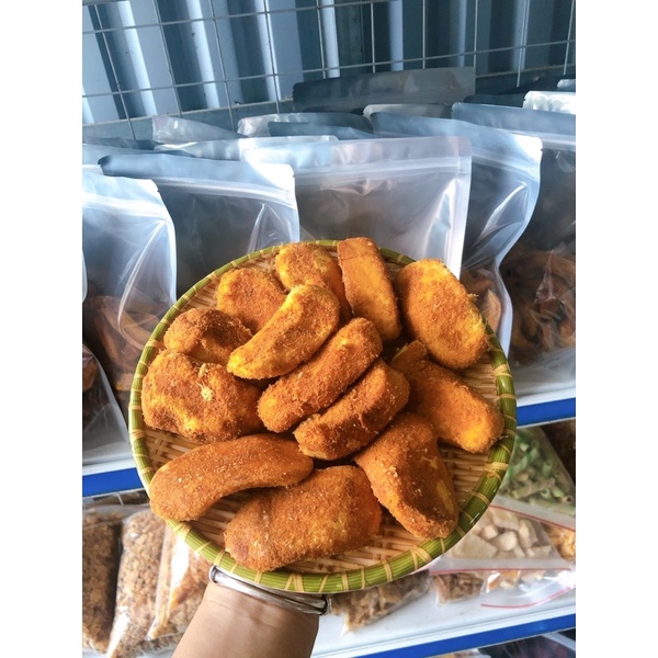 500g Bánh bông lan sợi thịt gà không vỏ