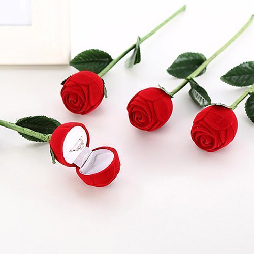 Hộp Đựng Trang Sức Hình Hoa Hồng Lãng Mạn