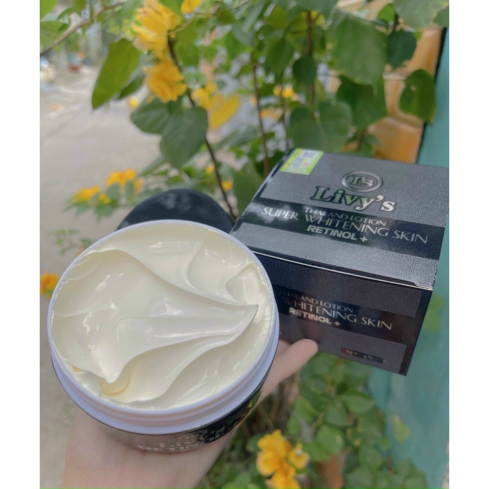 Kem body Livy's Retinol hộp đen